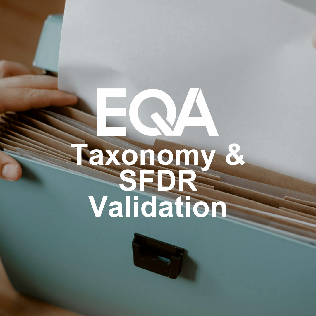 Taxonomy Validation and SFDR
